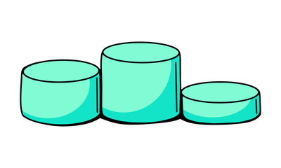 winner Pedestal Podium Vector