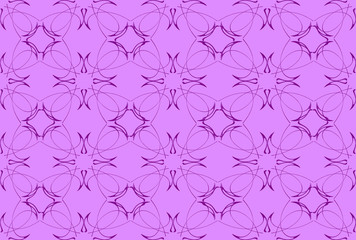 Seamless pattern design with floral background elements, beautiful ornaments