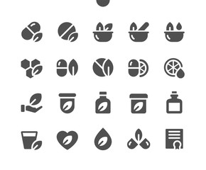 Alternative medicine v1 UI Pixel Perfect Well-crafted Vector Solid Icons 48x48 Ready for 24x24 Grid for Web Graphics and Apps. Simple Minimal Pictogram