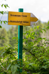 Signpost Carpathians, Ukraine