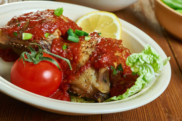 Ethiopian spicy chicken