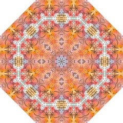 Beautiful pattern with intricate floral ornament on watercolor background. Print for umbrella, carpet, rug.