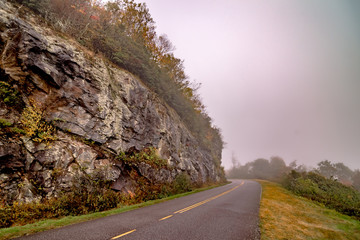 Autumn in the Appalachian Mountains Viewed Along the Blue Ridge Parkway