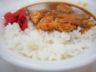 Tonkatsu Curry Rice.japan food,asian food.closeup food.