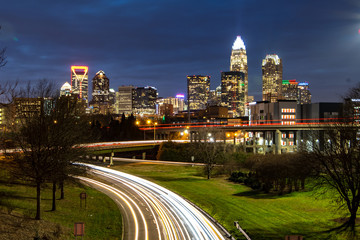 Downtown of Charlotte North Carolina skyline