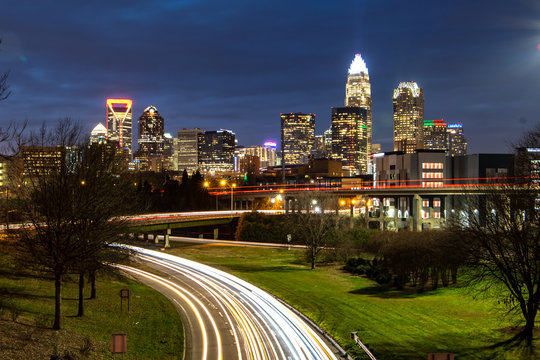 Downtown of Charlotte North Carolina skyline