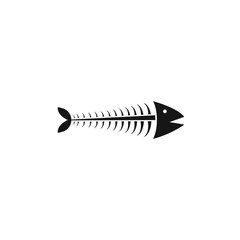 Fishbone vector icon illustration