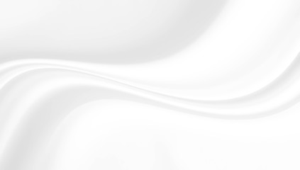 White cloth background abstract with soft waves.vintage wallpaper.