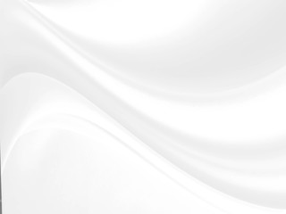 White cloth background abstract with soft waves.white background