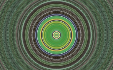 Seamless kaleidoscope pattern with a Mandala