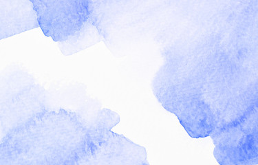 Obraz premium Watercolor stains on white paper ink texture