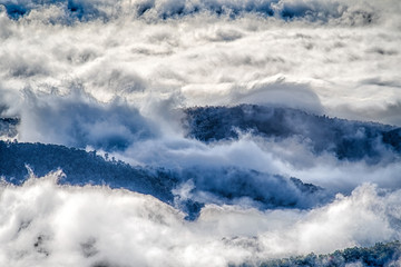 Autumn in the Appalachian Mountains Viewed Along the Blue Ridge Parkwa