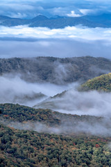 Autumn in the Appalachian Mountains Viewed Along the Blue Ridge Parkwa