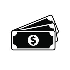 money icon on white background