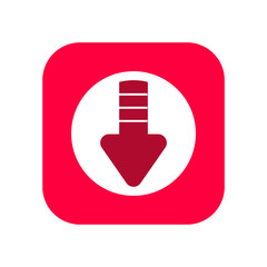 Download vector icon, install symbol. Modern, simple flat vector illustration for web site or mobile app