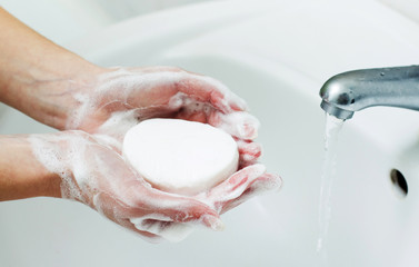 Fototapeta premium Washing Hands
