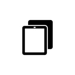 Vector illustration, tablet PC icon design