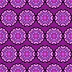 seamless pattern with mandalas 