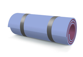 Reversible yoga mat. Fitness equipment