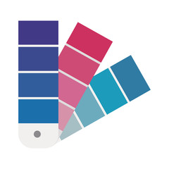colors palette designer flat style icon