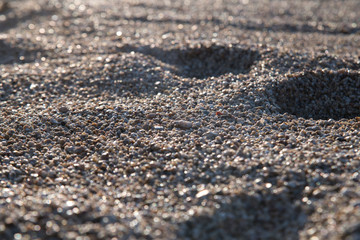 Spuren im Sand