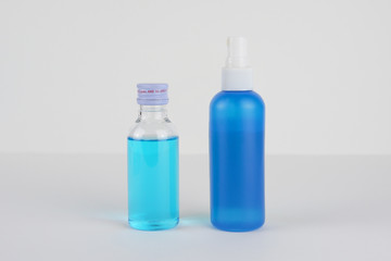 Blue alcohol cleaners and protect for anti becteria from Coronavirus Disease (COVID-19)