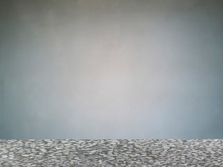 Concrete  wall  background  with  copy  space.