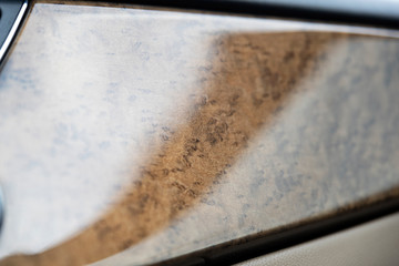 mahogany veneer car front panel background