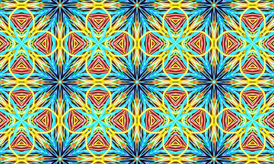 Red kaleidoscope sequence patterns. 4k Abstract multicolored motion graphics background. Or for...