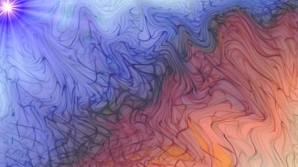 fantasy illustration with abstract images