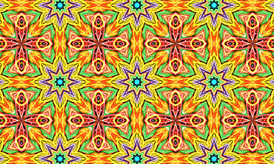 Red kaleidoscope sequence patterns. 4k Abstract multicolored motion graphics background. Or for...
