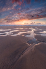 Tidal Pools at Sunset, Perran Sands, North Cornwall