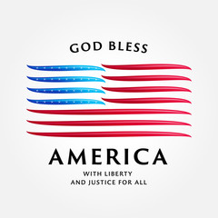 Patriotic American Print Design