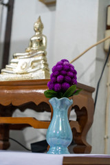 Set of altar table for Buddha Sothon make merit