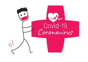 Covid-19 Coronavirus Illustration