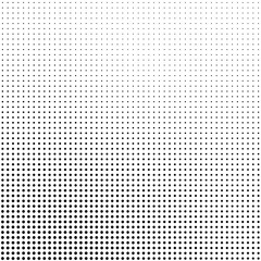 Abstract halftone background in black and white. Dotted vector pattern