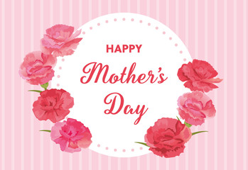 カーネーションのギフトカード