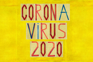 Obraz premium Corona Virus. Public Health Emergency of International Concern.