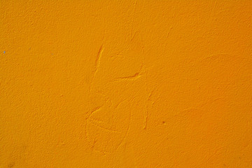 Yellow Wall Background. Texture Pattern