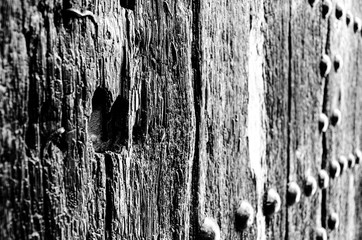 Obraz premium Old wooden door