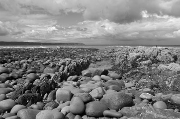 Spiaggia presso Abbotsham, Devon