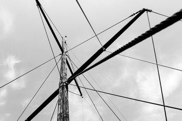 Montjuic watchtower antenna, Barcelona