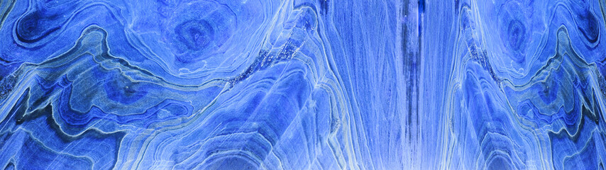 Phantom blue white abstract marble granite natural stone texture panorama
