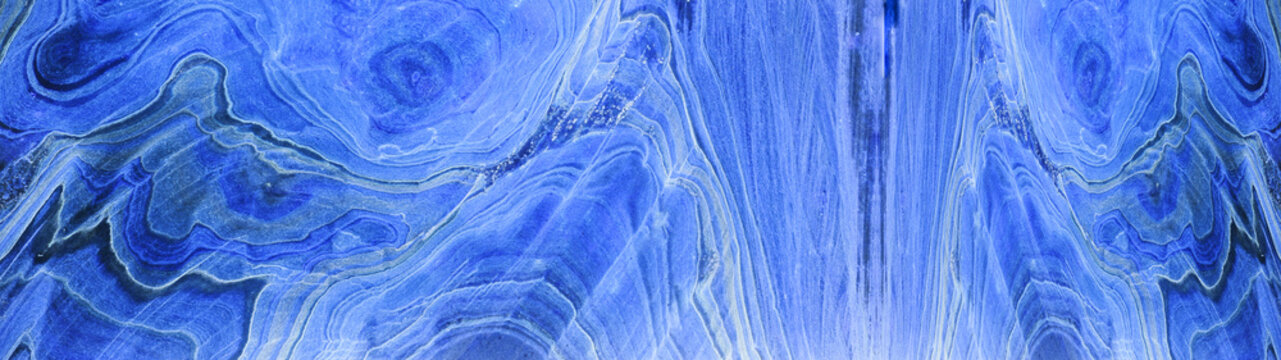 Phantom blue white abstract marble granite natural stone texture panorama