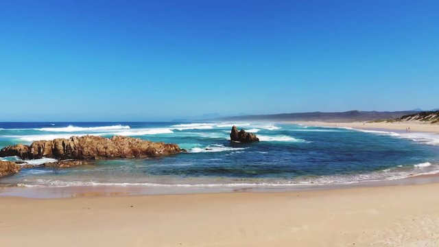 South Africa - Beach Buffelsbaai 2 - drone