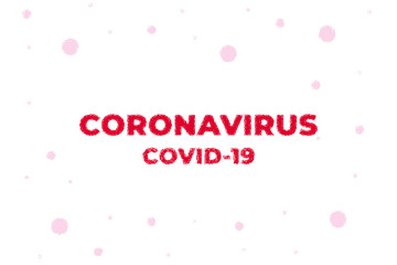 Coronavirus Corvid-19 Epidemic Virus Spreading Around World Deadly Illness Text Font Background Vector Illustration