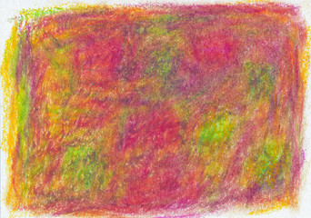 Abstract background oil pastel on paper