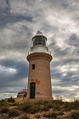Fototapeta na wymiar Lighthouse on the coral coast Exmouth Western Australia