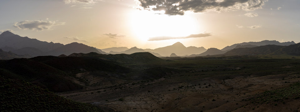 Panorama Valley Damghan Iran