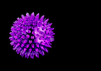covid-19 virus particle corona shape cells infect flu deadly contagious disease